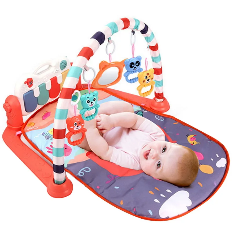 Детский игровой коврик развивающий коврик-головоломка с пианино клавиатурой