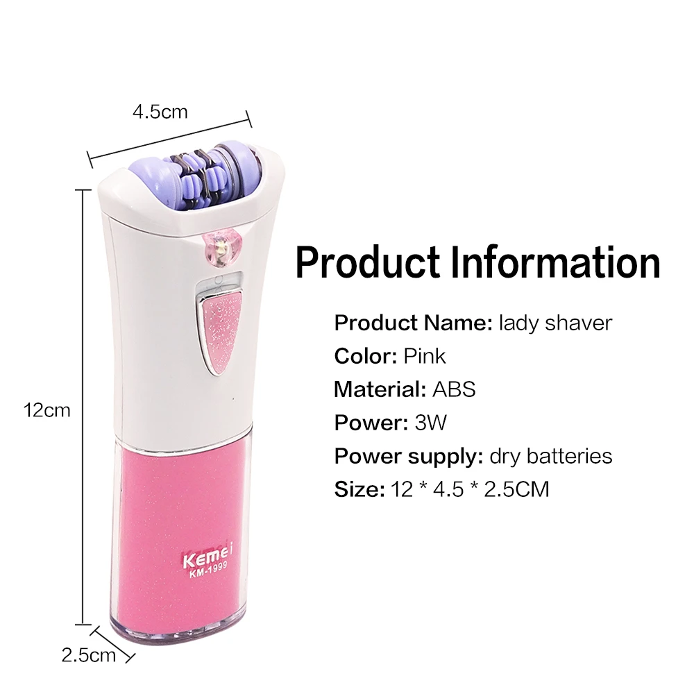 Kemei эпилятор для женщин триммер бритья женский Женская бритва удаление волос