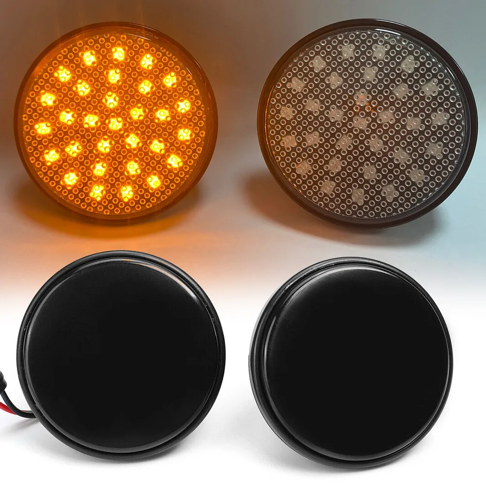 

2pcs Car External Lights 8-30V LED Side Repeater Indicators Light Lamp For Mazda MX-5 Mk1 Mk2 Mk3 1989-2015