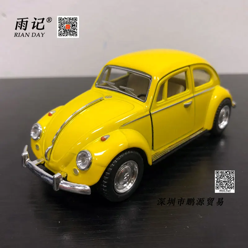 1/32 масштабная модель автомобиля игрушки 1967 Beetle Pull Back автомобиль игрушка для