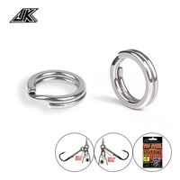 tssr 50 300lb split ring fishing connector heavy lure solid rings assist fishing hook accessories