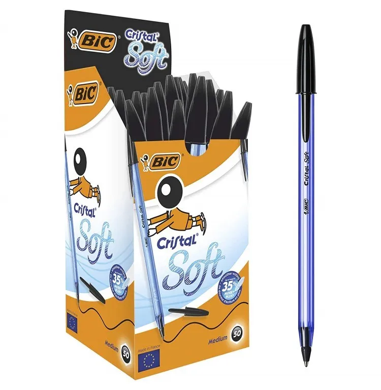 BIC Cristal шариковая ручка черный S Box | Канцтовары для офиса и дома