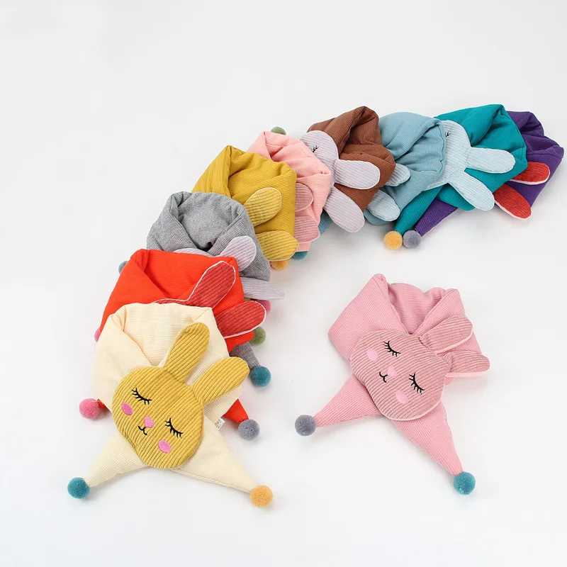 2020 мультяшный детский шейный воротник зимние детские вязаные шарфы для