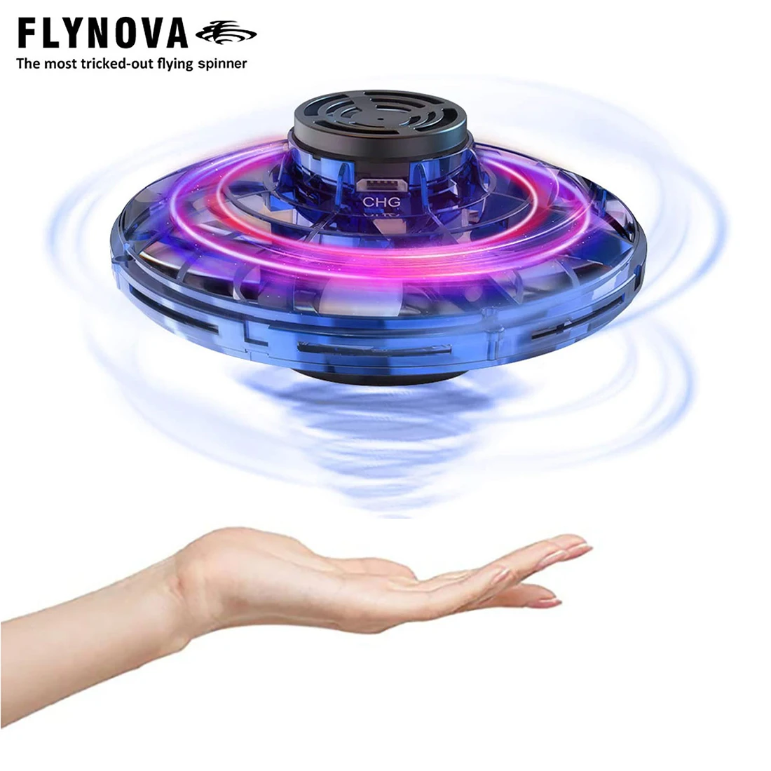 Летающий Спиннер Roclub Flynova мини Дрон НЛО ручное управление Flyorb Fly фиджет игрушки