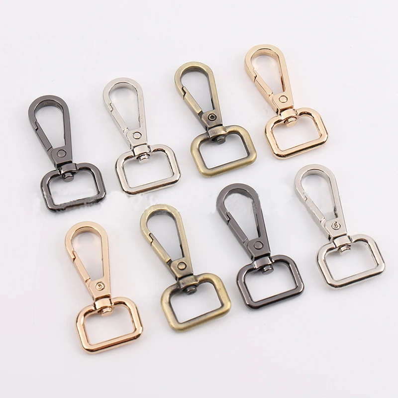 

2pcs Bag Belt Strap Buckles Metal Carabiner Clasps Lobster Pet Collar Key Swivel Clips Snap Hook DIY Accessories
