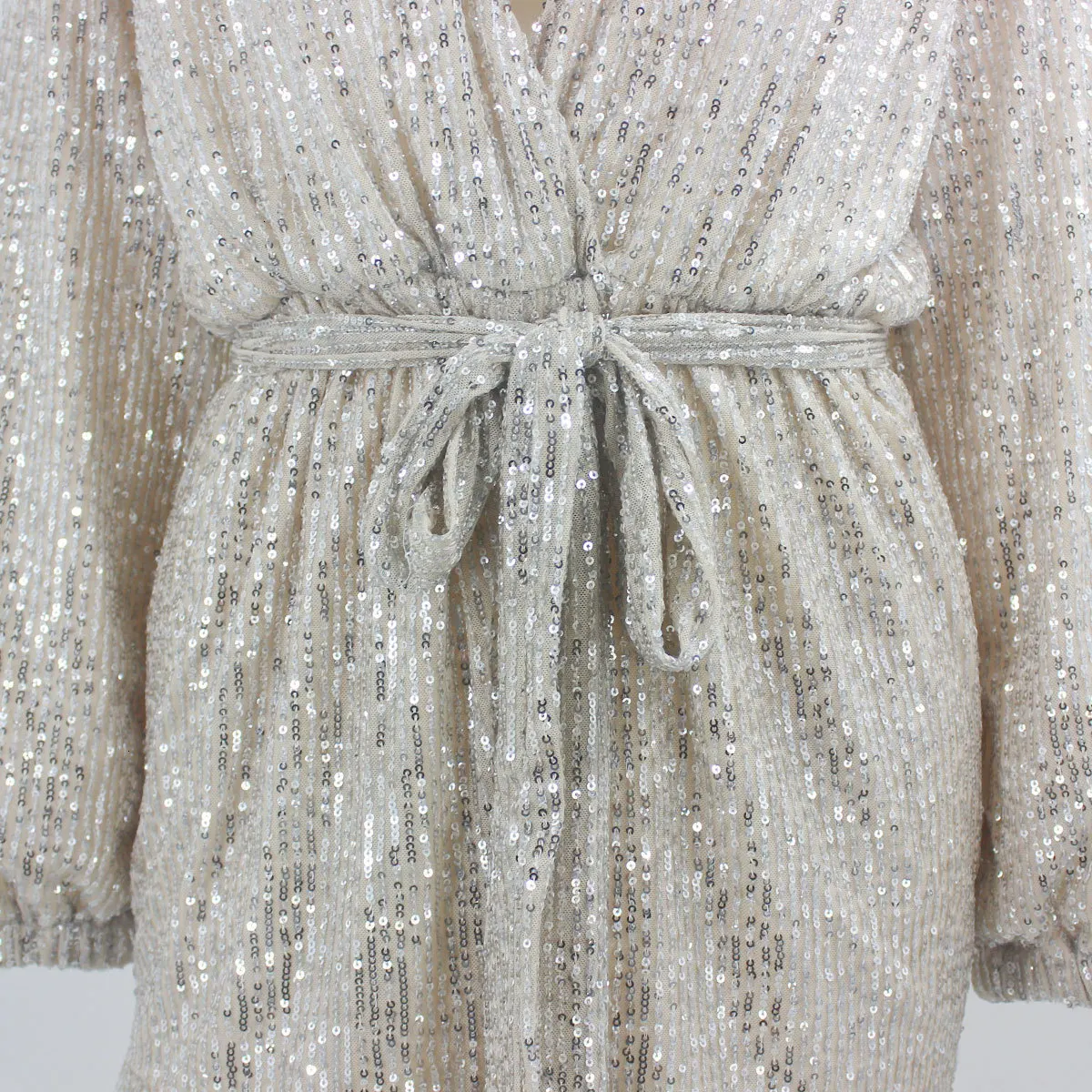 Feditch Off Shoulder Sequined Sexy Jumpsuit Women Club Wear Party Playsuit Gold Elegant Female Glitter Playsuit New Rompers