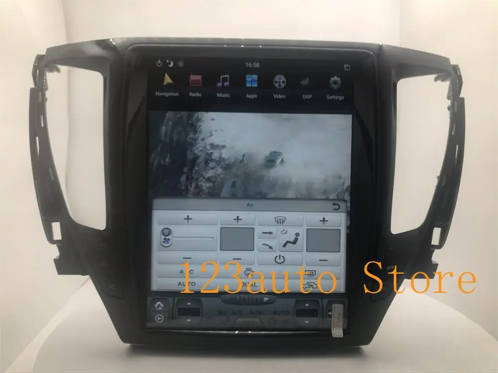12 1 ''вертикальный экран Tesla Style Android 9 0 автомобильный DVD GPS плеер navi auto для MITSUBISHI
