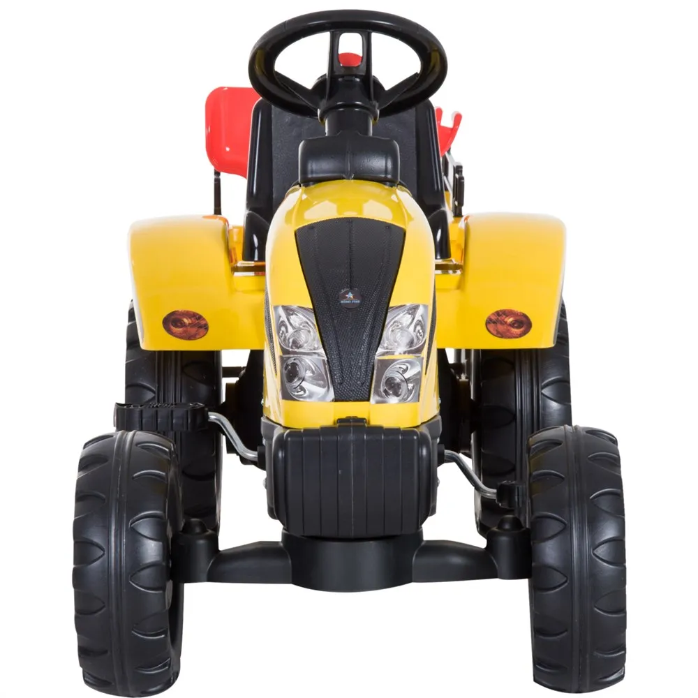 HOMCOM Pedal Tractor with Trailer 123 × 42 51 cm | Игрушки и хобби