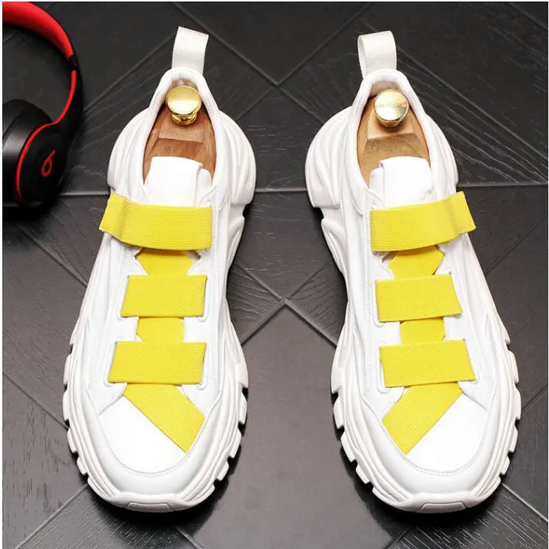 Новинка Высококачественные мужские кроссовки из натуральной кожи Повседневная