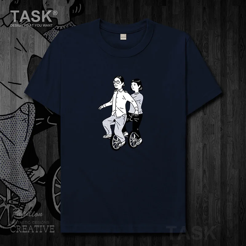 

Solar System Lovers funny print Men short sleeve T shirt fashion cartoon graphics cotton tees Harajuku Streetwear tops 08 0002