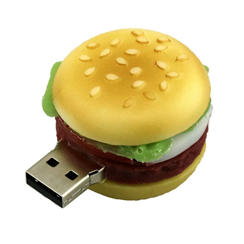 Еда Гамбургер USB флеш-накопители 16GB суши печенье милый Oreo Флешка 8GB карта памяти, Флеш накопитель 32GB флэш-диск 4GB Хранение Cle