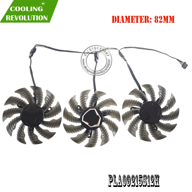 PLA09215S12H DC12V 0.55A 4Pin Графика вентилятор для Gigabyte GV N98TXTREME NTITANXXTREME|radiator cooling|cooling fancooling