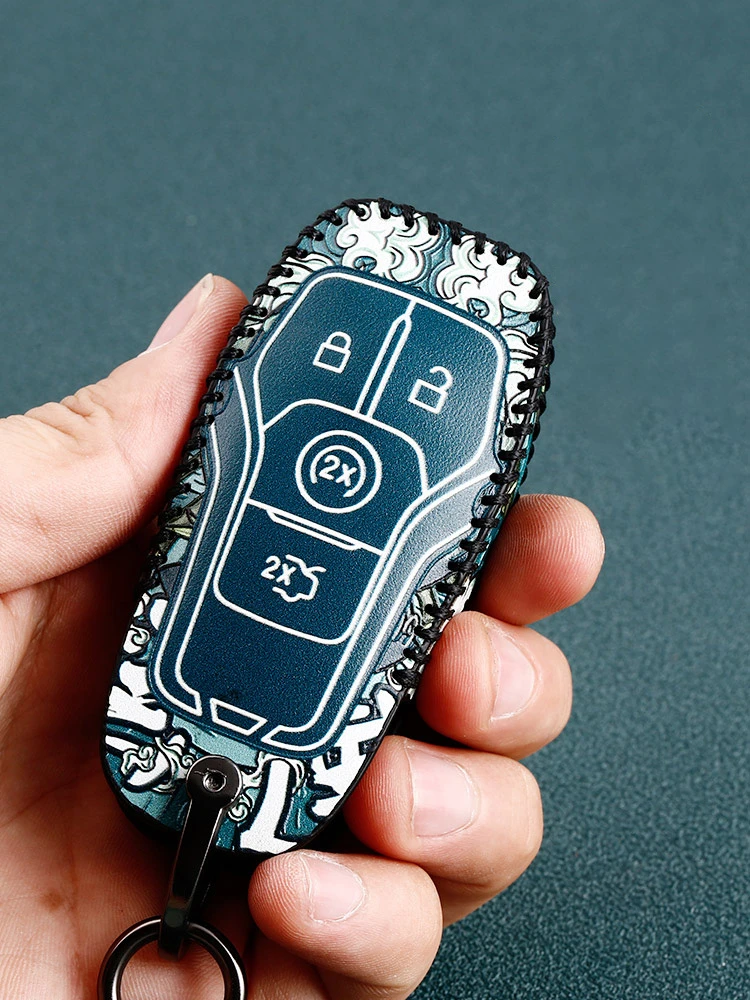 Чехол для автомобильного ключа LINCOLN MKC MKZ MKX MKT MKS Nautilus Navigator TownCar MarkⅧ Continental Remote Cover