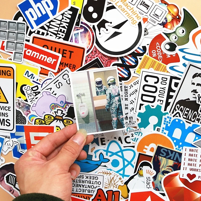 Наклейка разработчика 100 шт. программирующее устройство для хакеров геоков Java JS