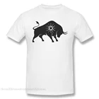 Мужская футболка, высокое качество, Cardano Coin ADA, криптовалюта, черная, с мемом, из чистого хлопка, футболка в стиле Харадзюку