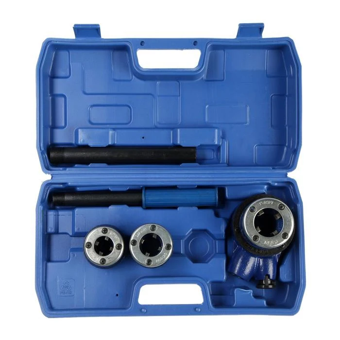Набор клуппов трубных TUNDRA 1/2&quot-3/4&quot-1&quot + трещотка рукоять удлинитель 6 предметов