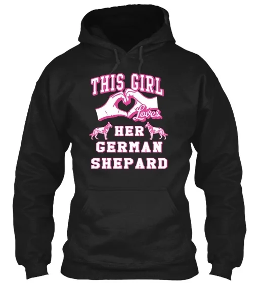 

This Girl Her German Shepard! Gildan Hoodie Sweatshirt