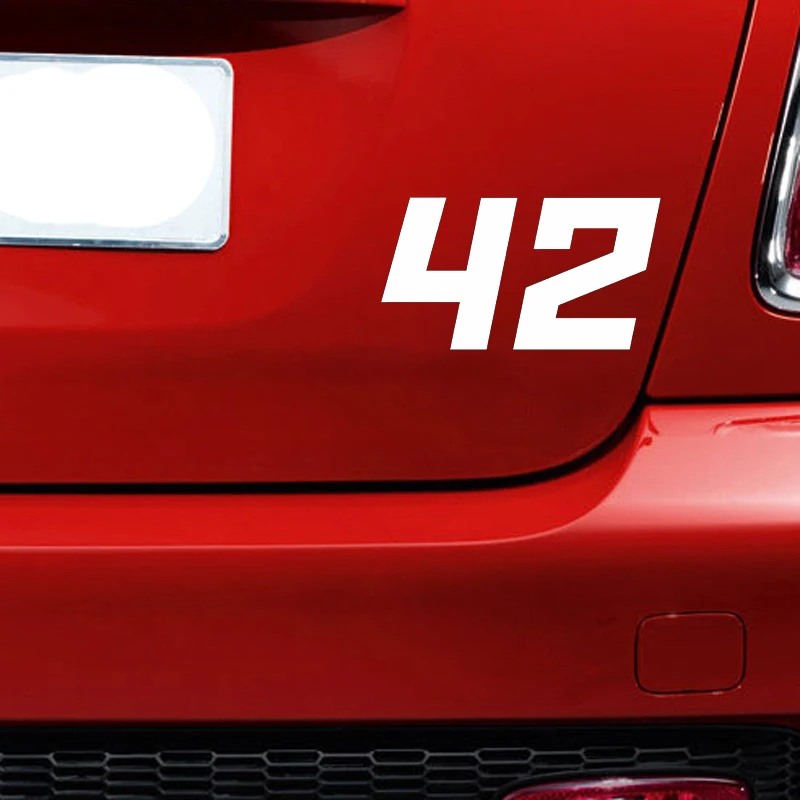 Чехлы для автомобиля гоночный автомобиль 42 Мотокросс модный кузов Стильные