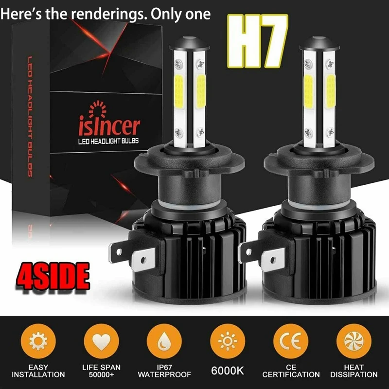 

F8 LED Car Headlight Automobile LED Lamp Upgrade Section Universal Car Headlight