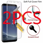 2 шт., защитная пленка для Galaxy S9 S8 S6 S7 Edge Plus