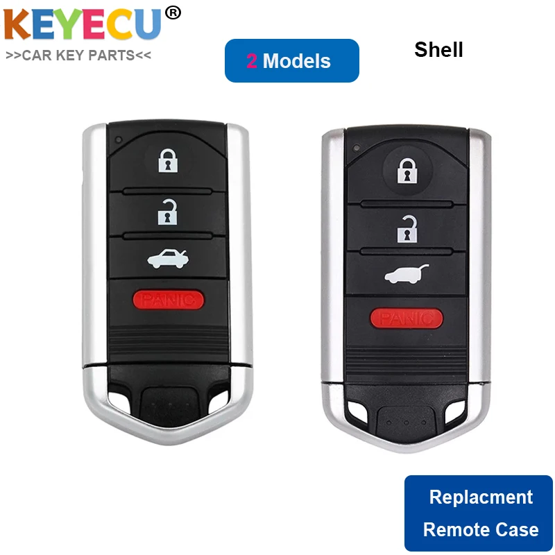 Умный чехол для дистанционного ключа от машины KEYECU Acura TL RDX ZDX ILX 2009 2010 2011 2012 2013 2014 Fob