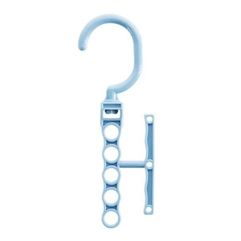 Компактная Вешалка с 5 отверстиями вращающаяся на 360 градусов Волшебная вешалка