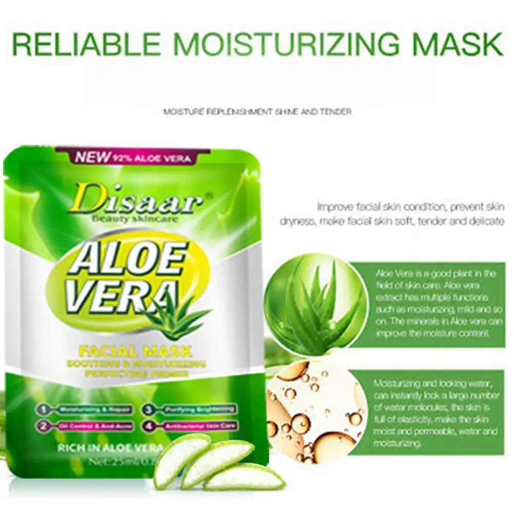 

10 шт./компл. маска с экстрактом алоэ для удаления акне