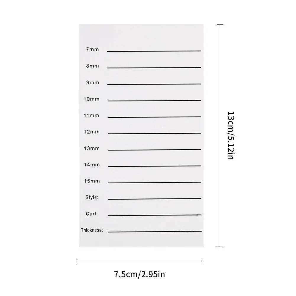 Акриловая доска для наращивания ресниц профессиональная индивидуальная