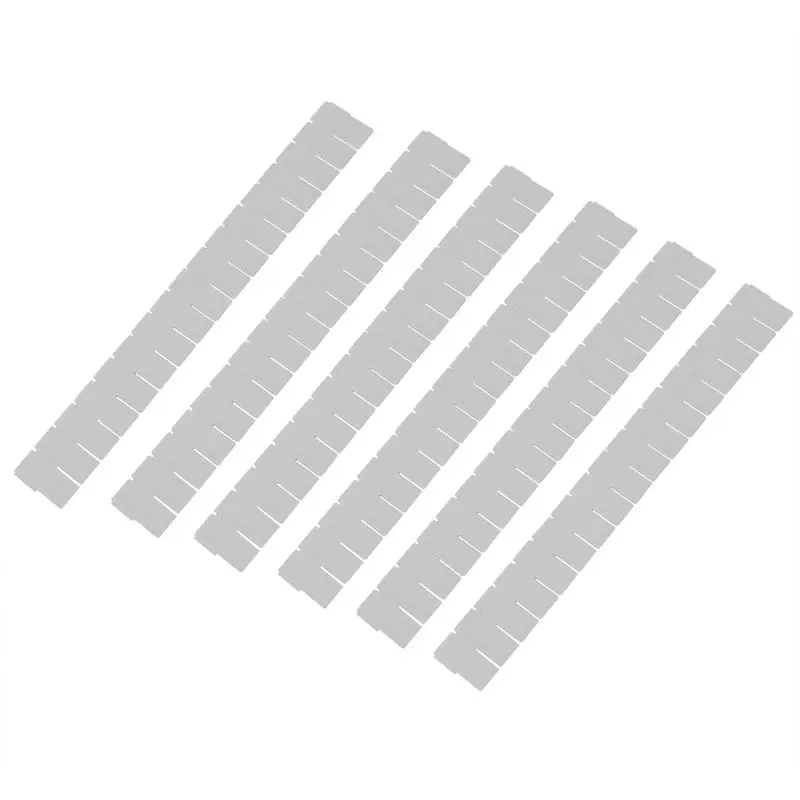 6pcs Plastic Drawer Closet Grid Divider Tidy Organizer Container Home Storage White | Дом и сад