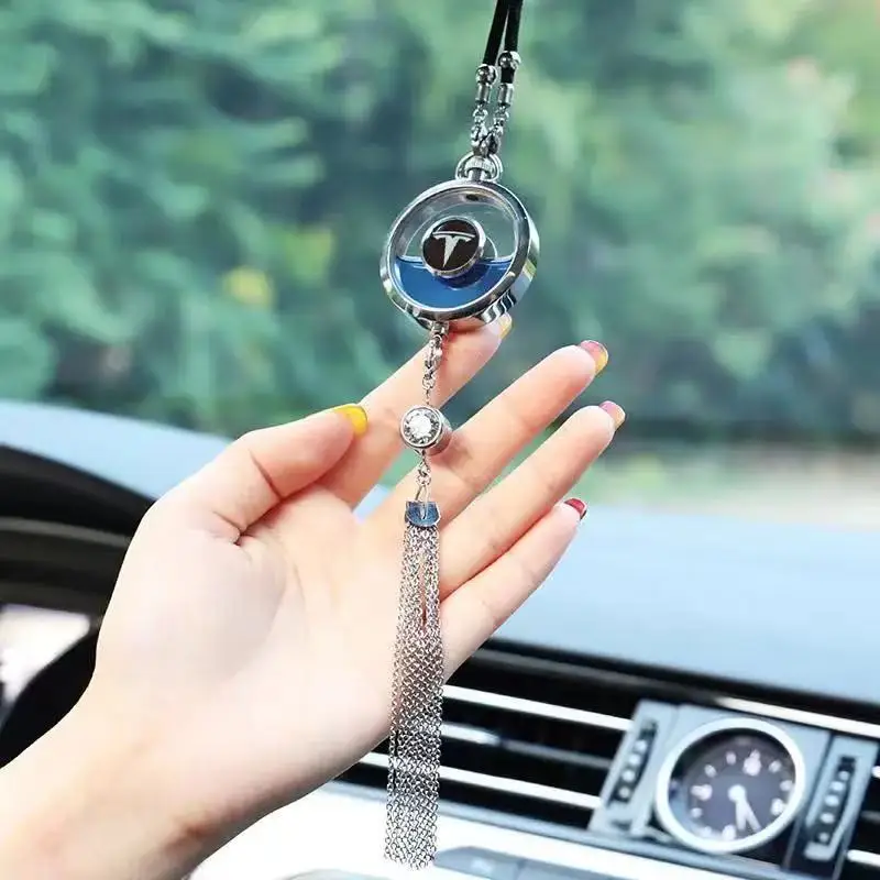 1X украшение для логотипа автомобиля стразы Алмазное зеркало заднего вида флакон