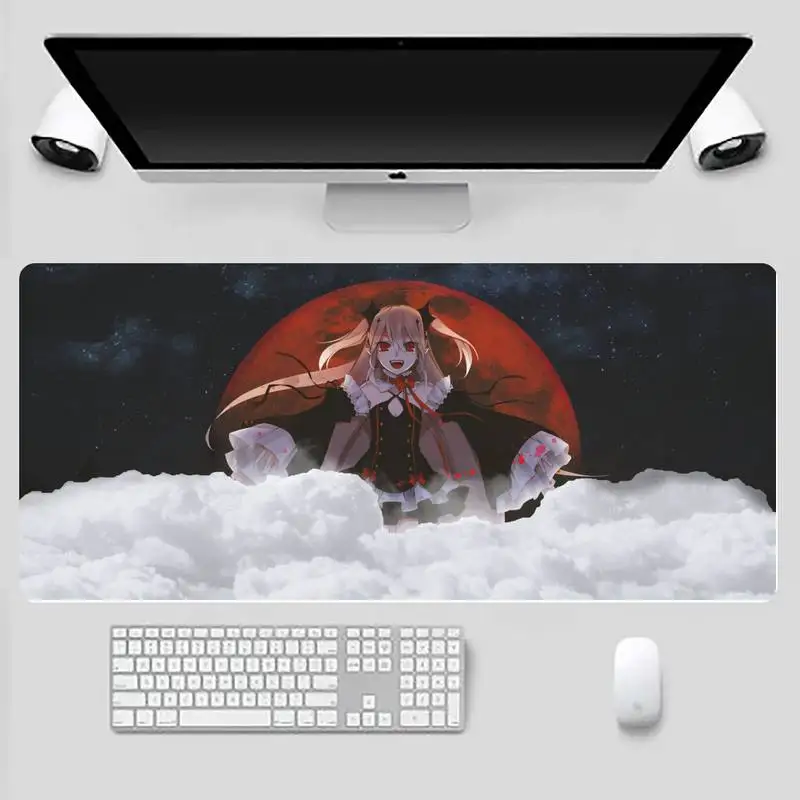 

Owari no Seraph Durable Rubber Mouse Mat Pad Desk Table Protect Game Office Work Mouse Mat pad X XL Non-slip Laptop Cushion