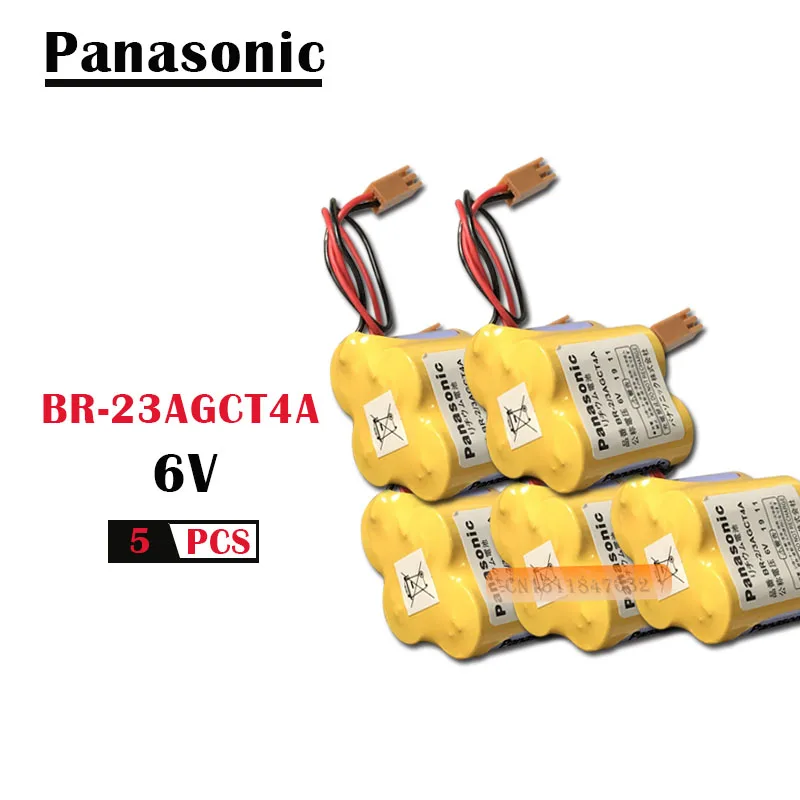 Горячая новинка 5 упаковок аккумулятор BR 2/3AGCT4A 6v PLC литий ионные батареи черная