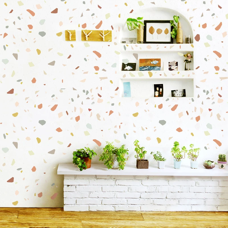 DIY Creative Colorful Stones Wall Sticker Nordic Concise Style Vinyl Kids Living Room Bedroom Mural Decal Fridge Decoration | Дом и сад