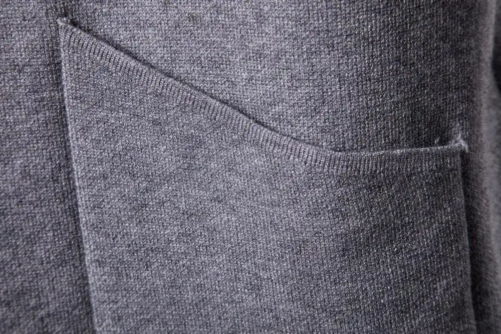 Свитер мужской с капюшоном однотонный пуловер Повседневная теплая одежда