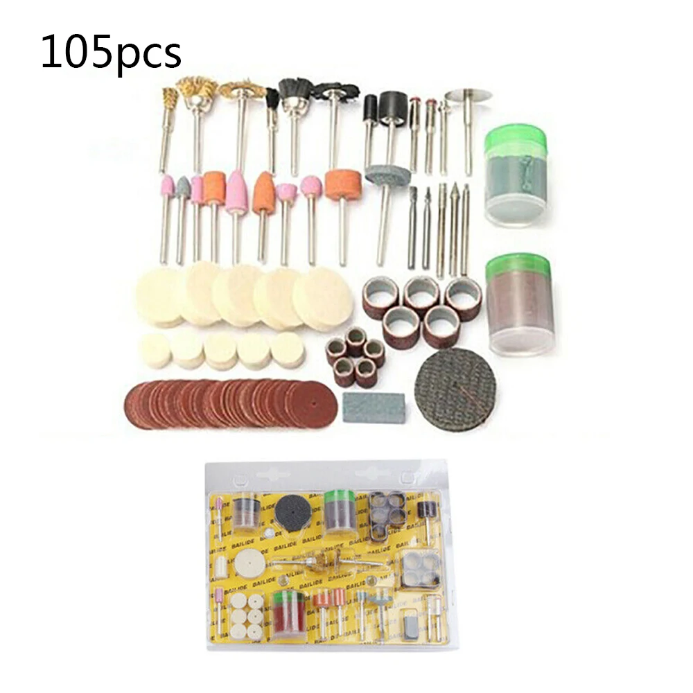 105 шт./компл. миниатюрная электрическая дрель шлифовальный станок роторный