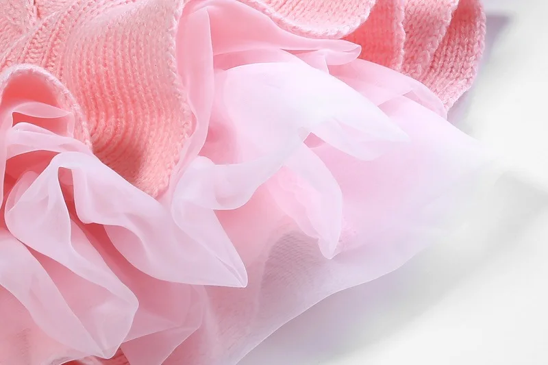 

Baby Girl Winter Clothes Children's Sweater Autumn Girl Sweater Dress Long-sleeved Pomposity Princess Girls Party Dress