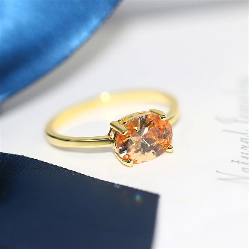 

Ailodo AAA Cubic Zirconia Engagement Wedding Rings For Women Fashion Female Finger Rings Copper Jewelry Drop Shipping 20DEC45