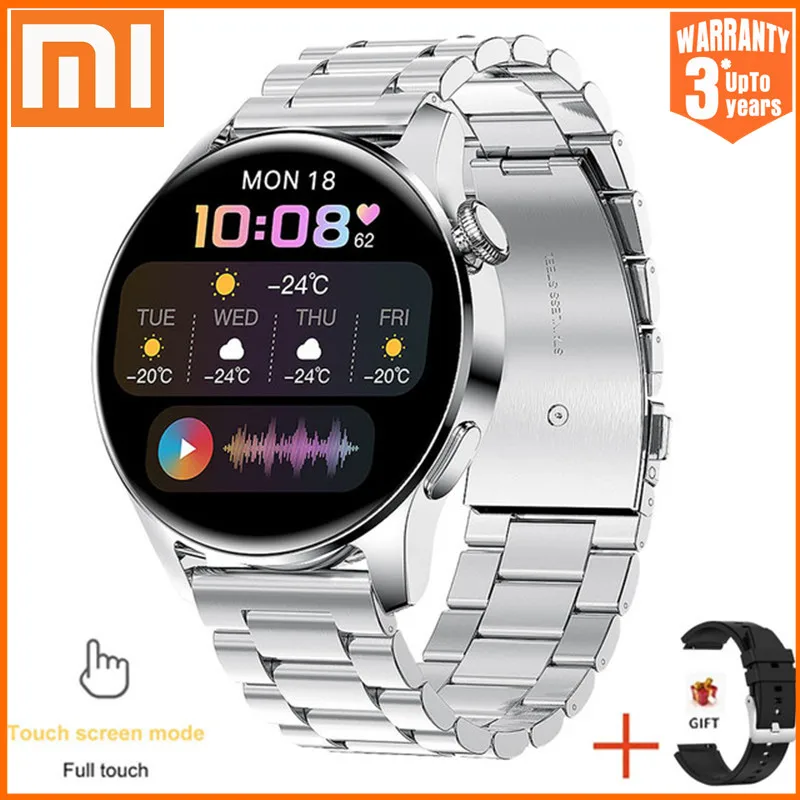 

Мужские Смарт-часы Xiaomi с Bluetooth, часы с вызовом, IP67, водонепроницаемые спортивные фитнес-часы с пульсометром для HUAWEI, Android, IOS, Смарт-часы