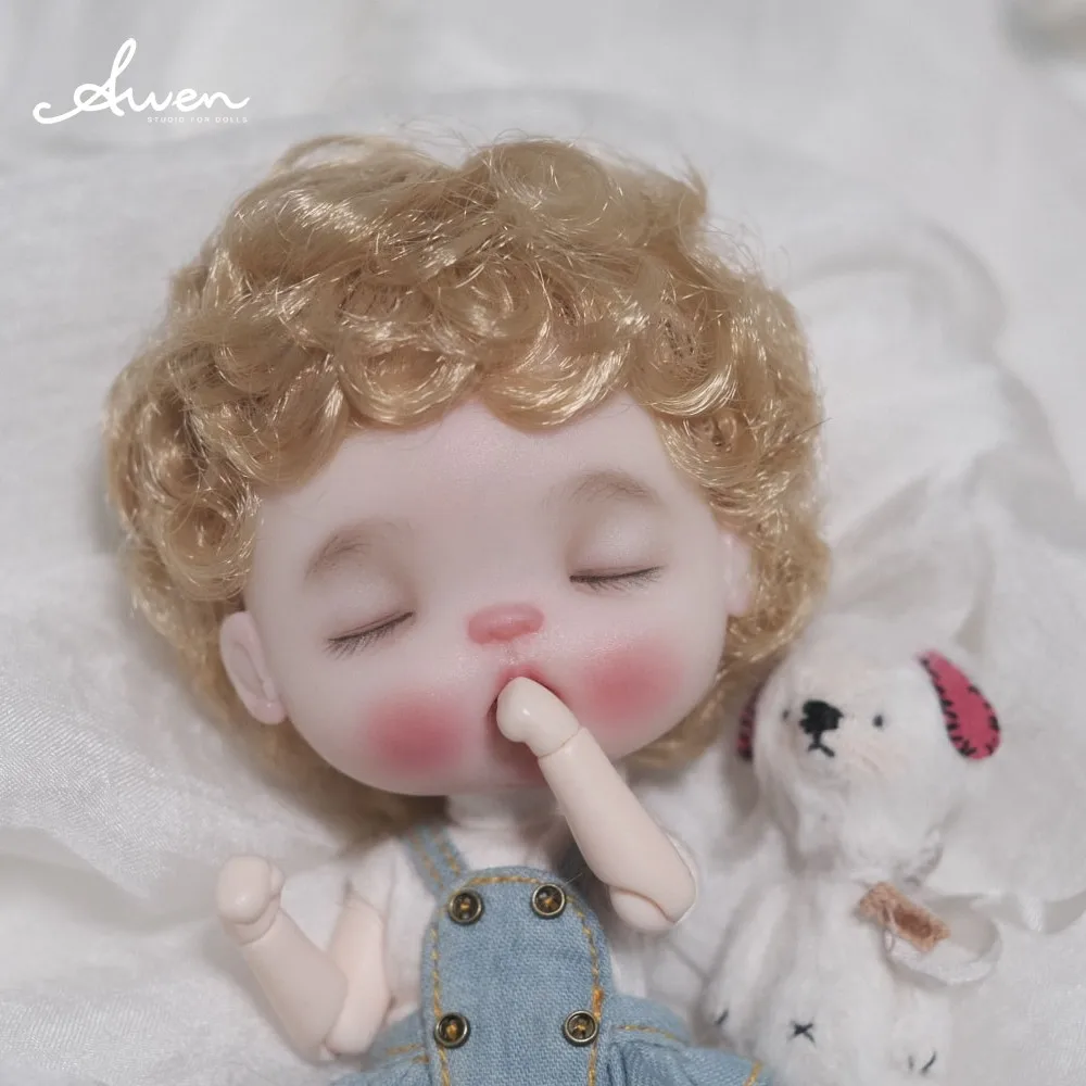 1/8 парик для куклы OB11 глиняная кукла кукол аксессуары шарнирный/SD ручной работы
