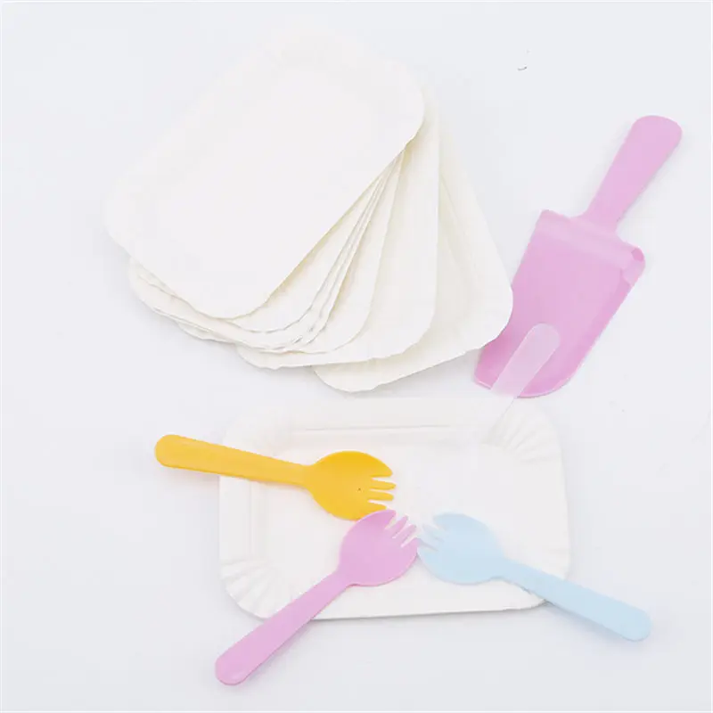 1 набор столовых приборов для торта на день рождения посуда вечеринки столовая