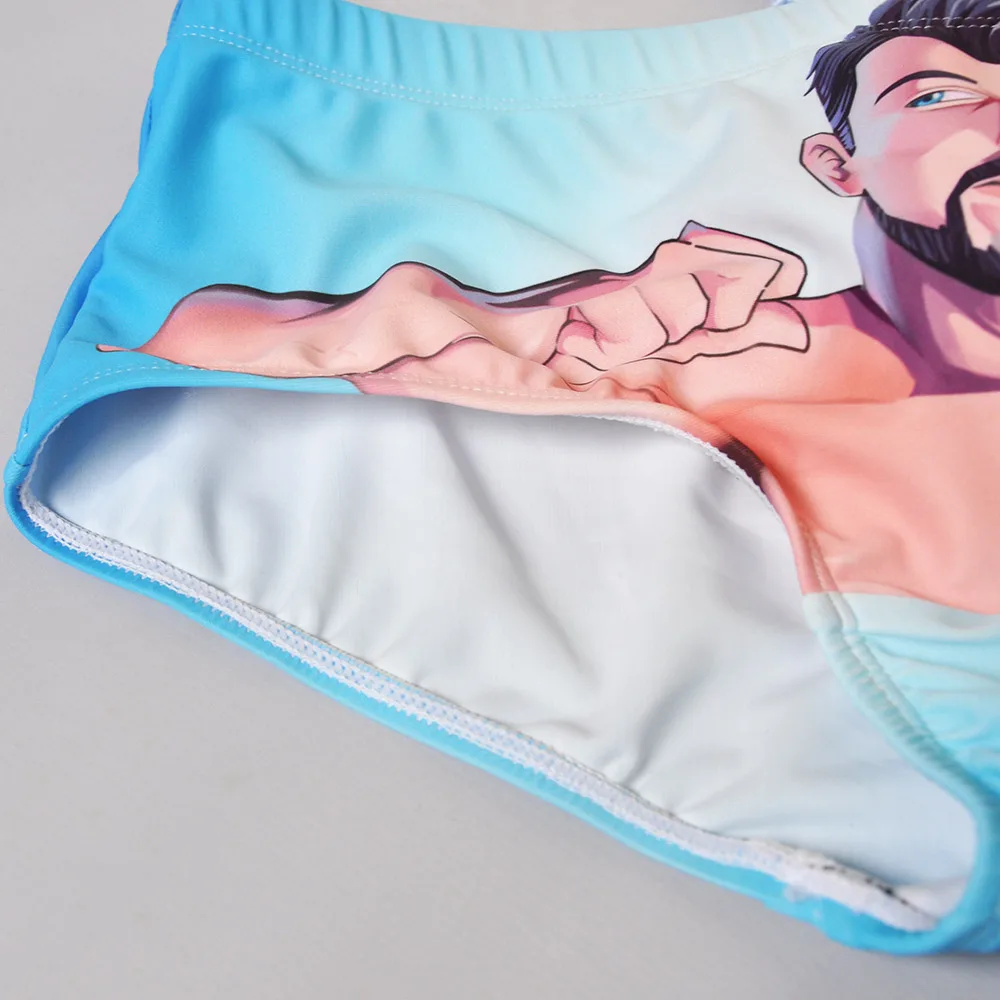 Push Up Pad мужские плавки для плавания 3D купальник бикини с рисунком Мужские Плавки пляжная одежда для сёрфинга сексуальный купальник Мужские шорты P