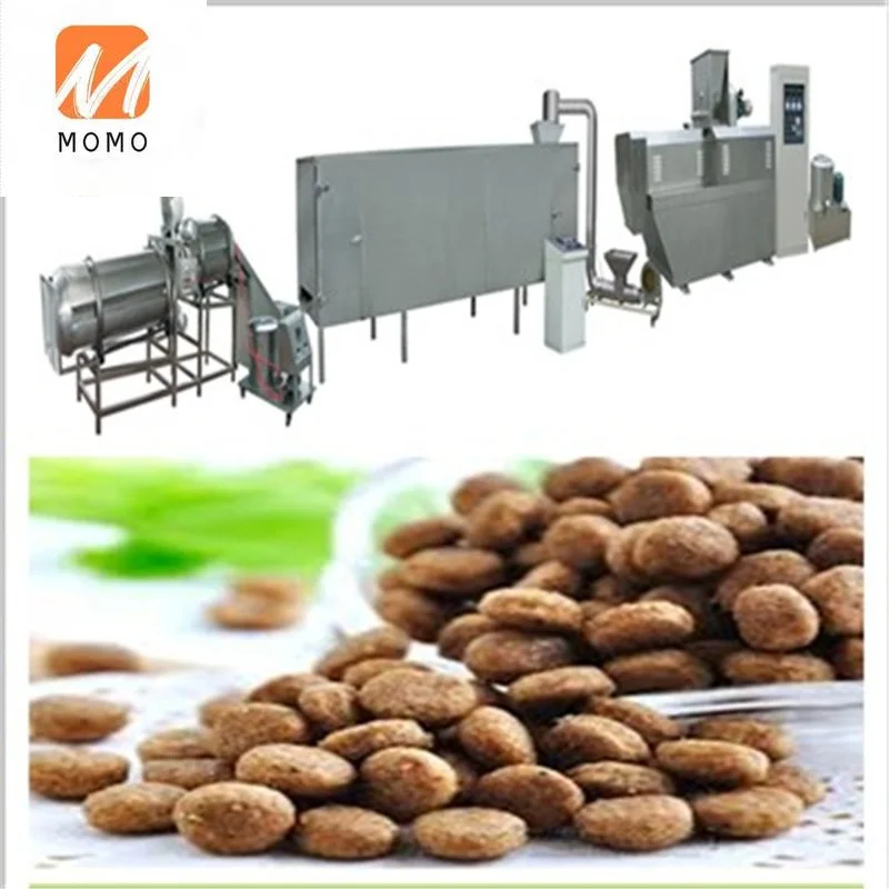 

dry extruded dog food production line / pet food processing machine