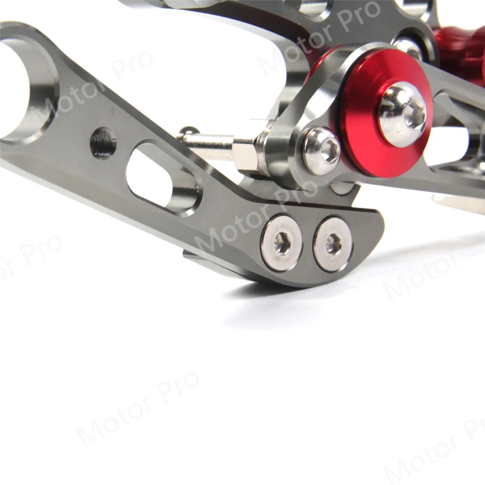 Регулируемые подножки для Aprilia RSV4 R Заводские 2009 2010 2011 2012 аксессуары для мотоциклов подножки задние наборы педали серые