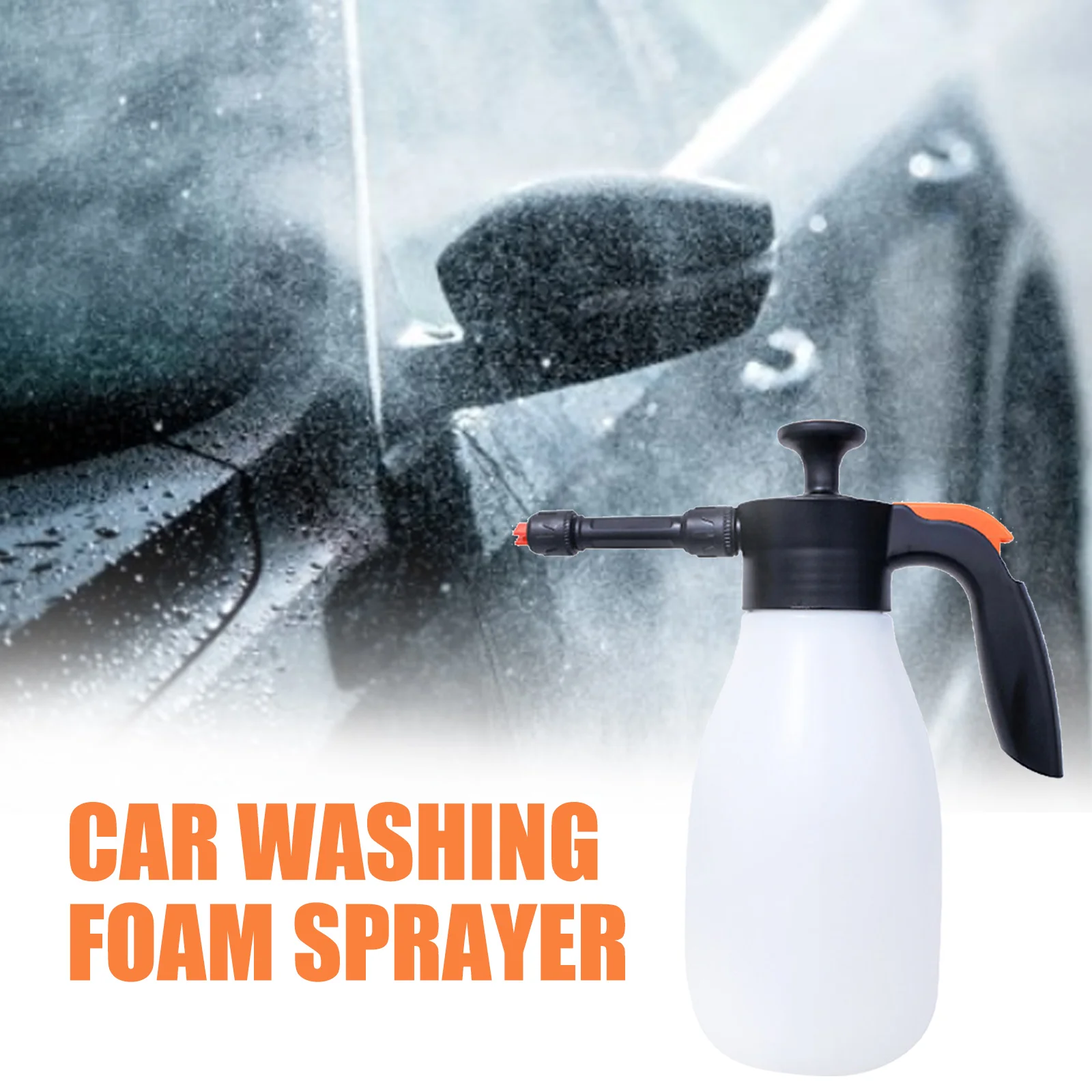

1.5L Car Wash Watering Can High Pressure Cleaner Car Cleaning Sprayer Manual Snow Foam Spray Can Cleaning Foam Nozzle Spray