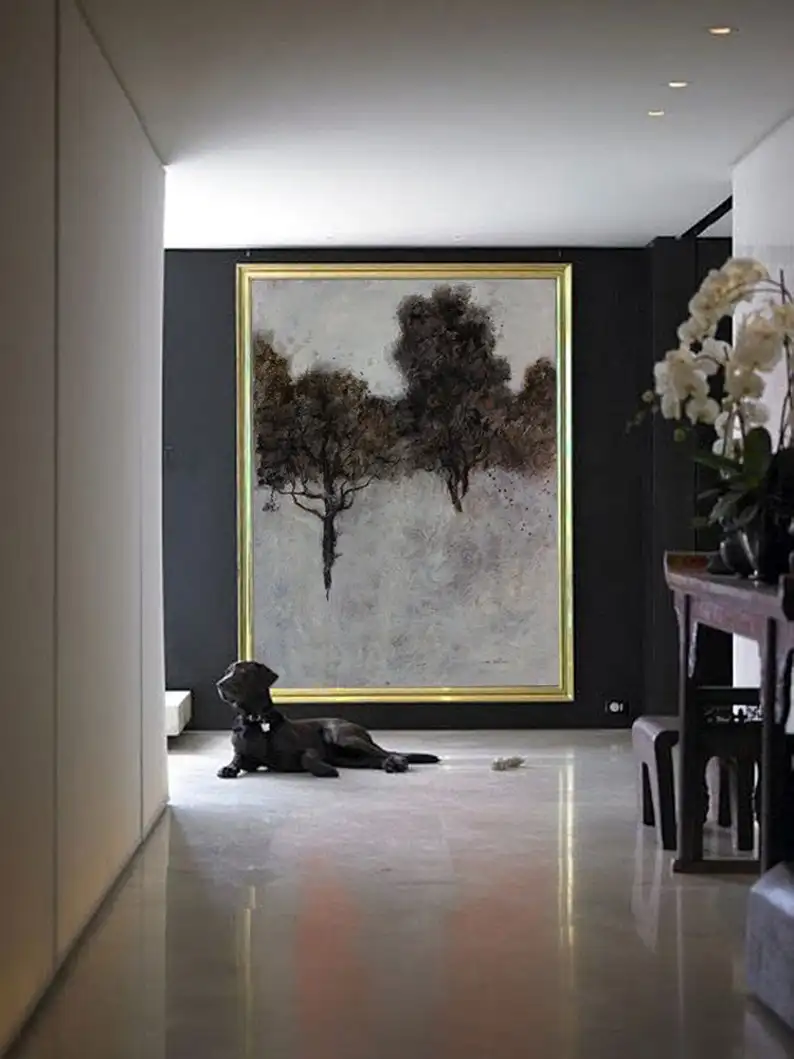 

Abstract Painting, Contemporary Art, Large Art, extra large wall art Landscape oil painting, large abstract oil large canvas art