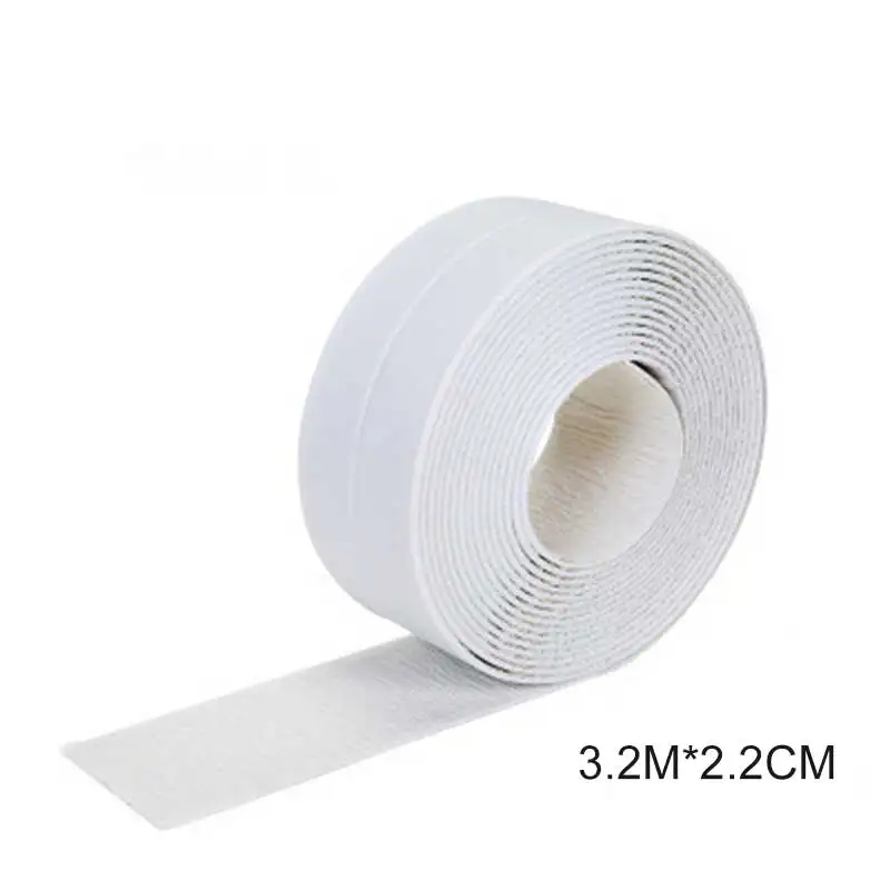 3.2Mx2.2cm Горячая самоклеющаяся лента для ванной, ванной, душевой, туалетной, кухонной стены, герметичная водостойкая клейкая лента FQ-ing - Цвет: 3.2Mx2.2cm