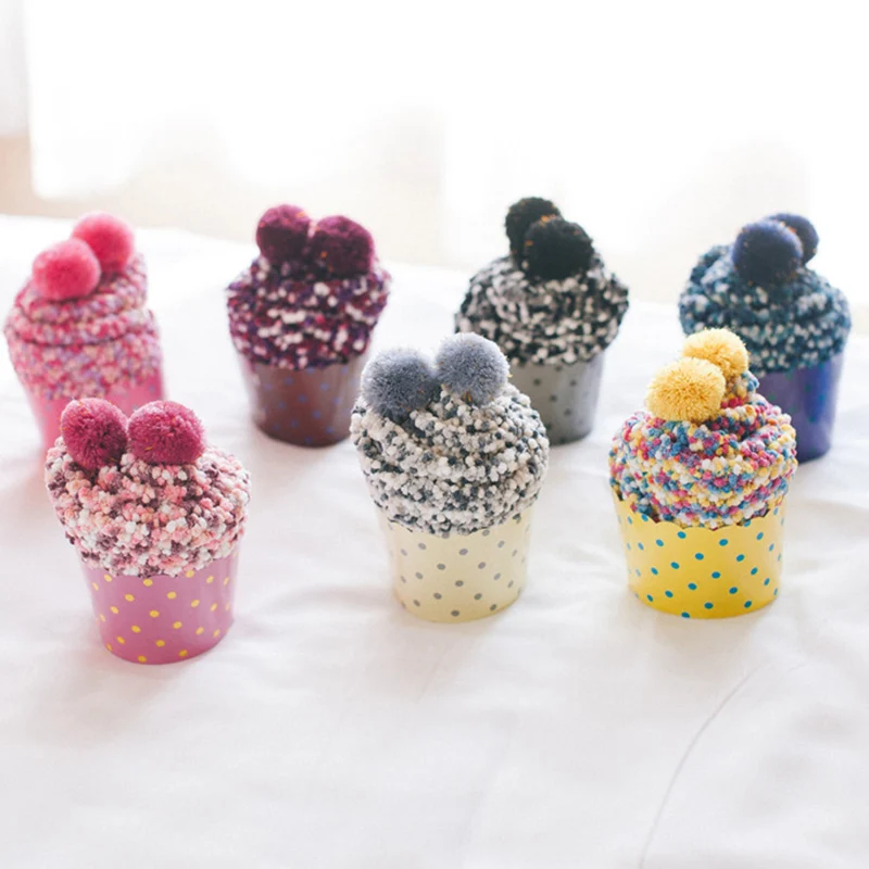 Новые Теплые женские зимние носки из плотной шерсти с помпоном милые