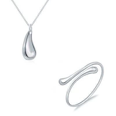 Комплект ювелирных украшений бижутерии сердца меда ожерелья красоты для женщин