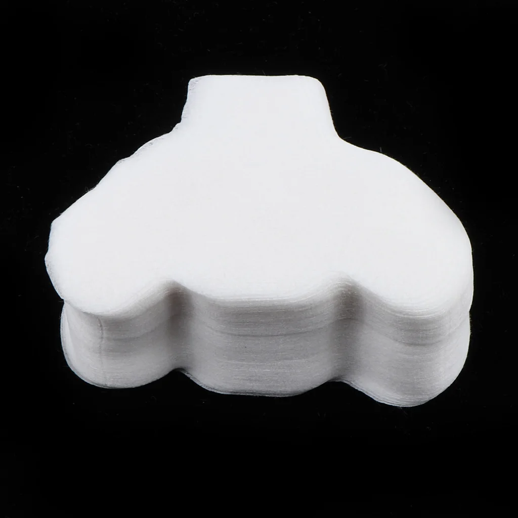 

100Pcs Disposable Nose-Shaped Cotton Pads DIY Nose Paper Sheet