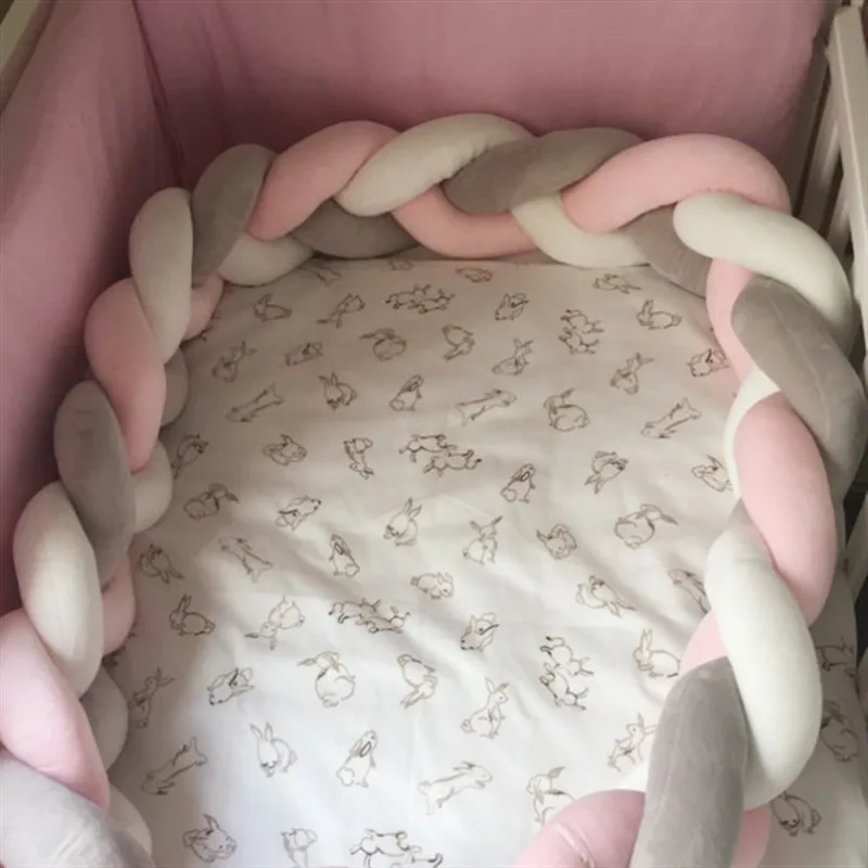 1 м/2 м бампер для детской кроватки защита с узлом украшения комнаты|Амортизаторы|